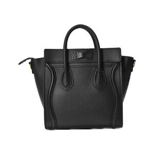 Celine crossbody leather Luggage shoulder black Shopper bag handbag classic
